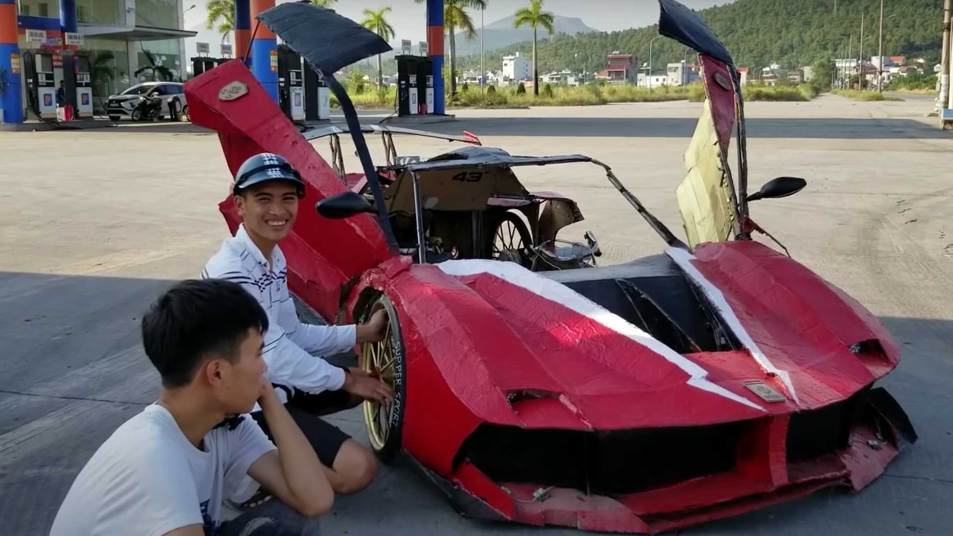 Amazing cardboard supercars made in Vietnam amazing cardboard supercars made in vietnam