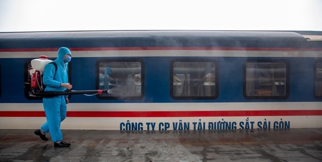 Only North-South train in Vietnam remains in operation during COVID-19 epidemic only one north south train remains in operation during covid 19 epidemic