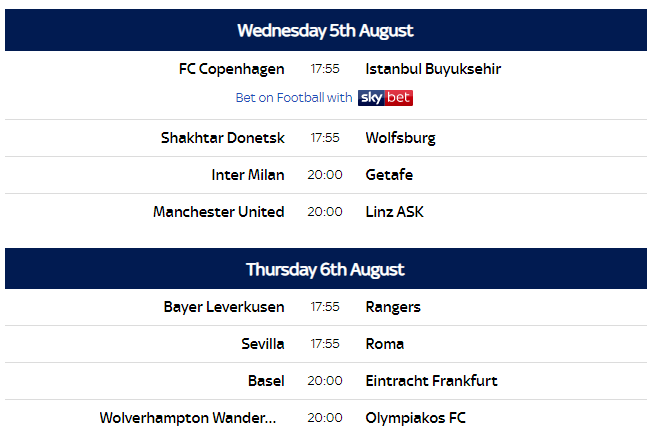 undefined 0225 europa league fixtures