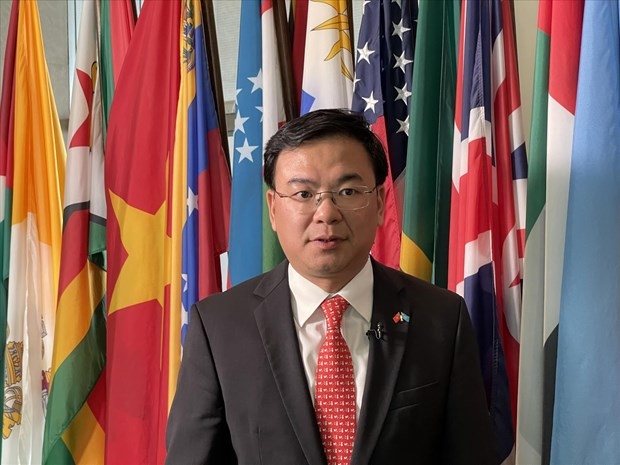 越南外交部副部长、海外越南人事务国家委员会主任范光校。 越南外交部副部长、海外越南人事务国家委员会主任范光校。