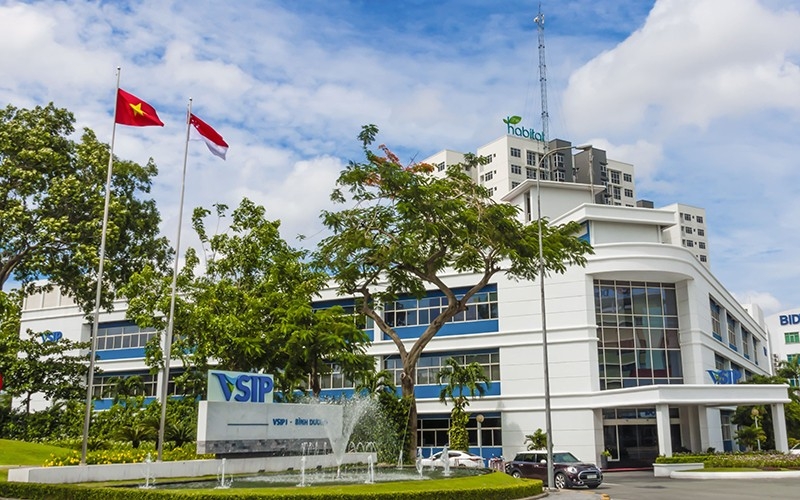 平阳省越南-新加坡工业园一角。(图:VSIP) 平阳省越南-新加坡工业园一角。(图:VSIP)