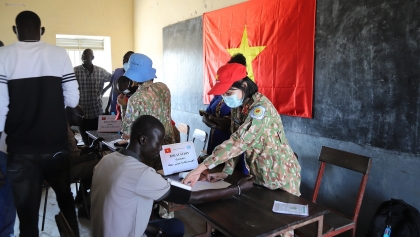 越南蓝色贝雷帽力量在参加联合国维和行动中所留下的烙印