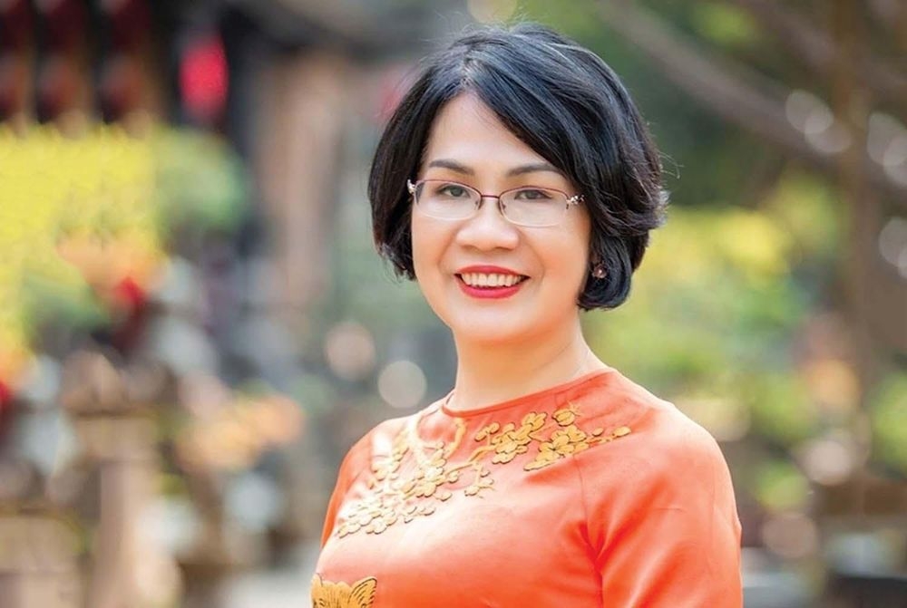 越南国家文化艺术研究院院长阮氏秋芳副教授博士。 越南国家文化艺术研究院院长阮氏秋芳副教授博士。
