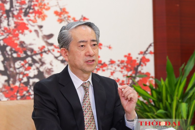 中华人民共和国驻越南特命全权大使熊波接受媒体的采访。 中华人民共和国驻越南特命全权大使熊波接受媒体的采访。