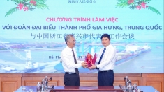 海防市与中国浙江省嘉兴市对接合作