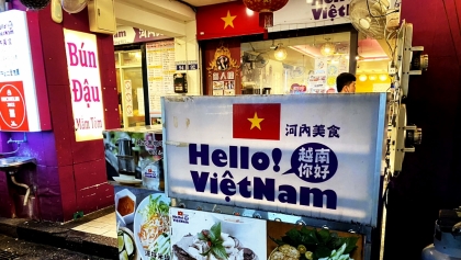 会见旅居中国台湾越南人