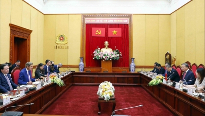 越美促进应对气候变化的合作