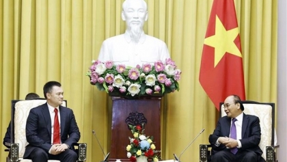 越南国家主席阮春福会见俄罗斯联邦总检察长伊戈尔·克拉斯诺夫