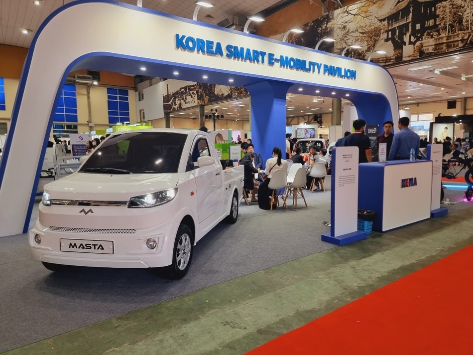 2022 年韩国品牌与娱乐展览会的空间。