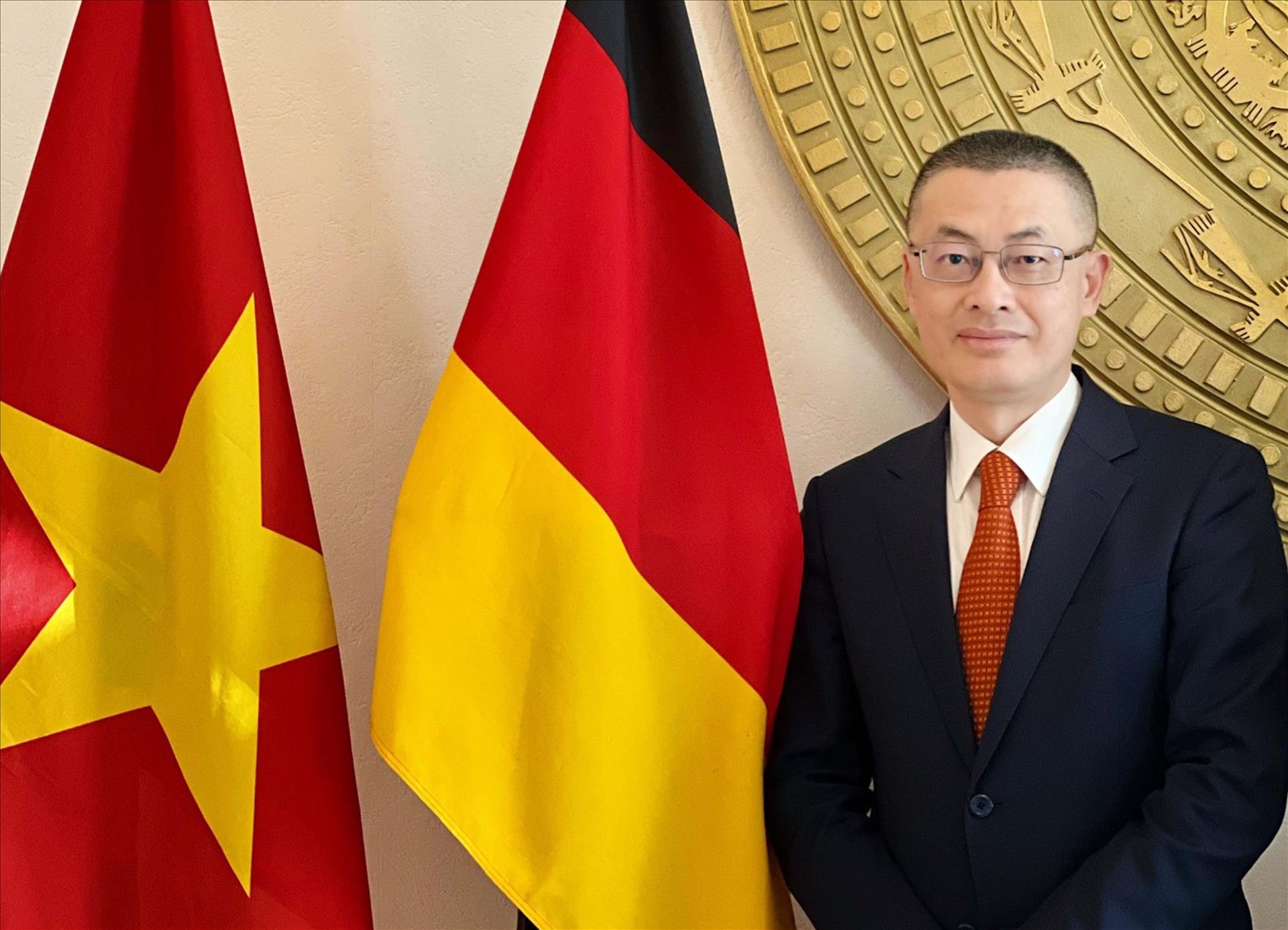 越南驻德国大使武光明。 越南驻德国大使武光明。