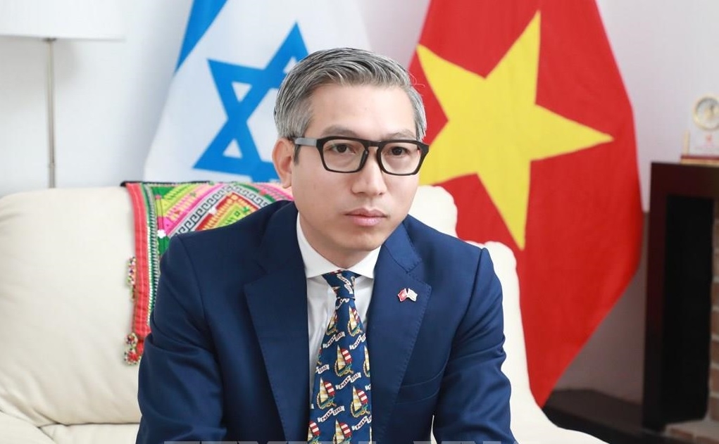 越南驻以色列大使李德忠。 越南驻以色列大使李德忠。