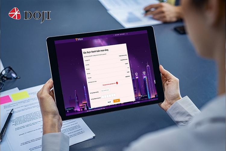 Mua bán dễ dàng, vàng thời công nghệ với eGold của DOJI