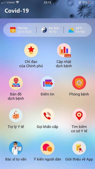 ung dung covid 19