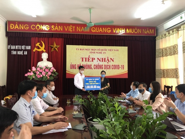 Doanh nghiệp của “bầu Hiển” nâng mức ủng hộ phòng chống dịch COVID-19 lên 15 tỷ đồng doanh nghiep cua bau hien nang muc ung ho phong chong dich covid 19 len 15 ty dong