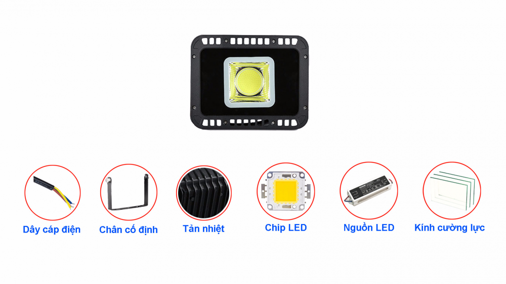 1000+ đèn pha led siêu sáng ngoài trời tốt nhất hiện nay