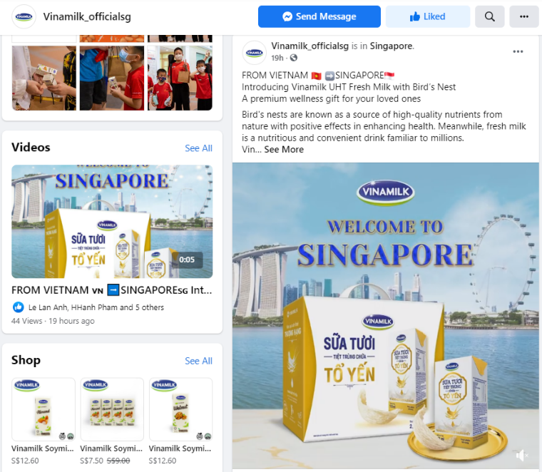 Vinamilk xuất khẩu sữa tươi chứa tổ yến đi Singapore, tiếp tục phát triển thị trường với phân khúc cao cấp Vinamilk xuất khẩu sữa tươi chứa tổ yến đi Singapore, tiếp tục phát triển thị trường với phân khúc cao cấp