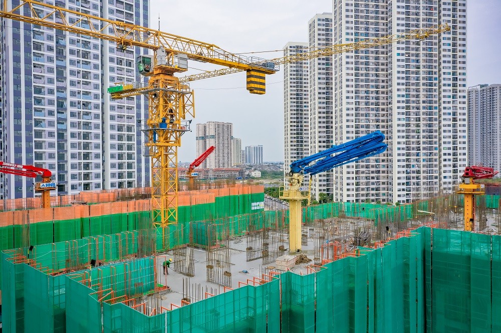 Imperia Smart City thi công khẩn trương phân khu mới The Mirae Park Imperia Smart City thi công khẩn trương phân khu mới The Mirae Park