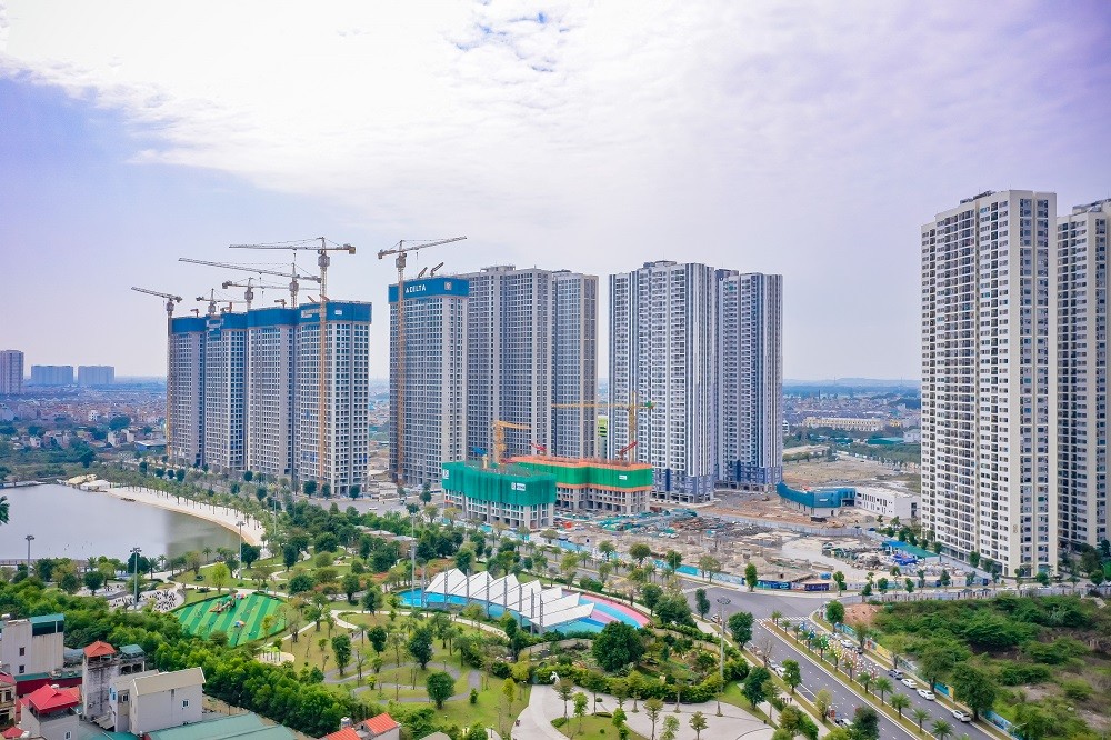 Imperia Smart City thi công khẩn trương phân khu mới The Mirae Park Imperia Smart City thi công khẩn trương phân khu mới The Mirae Park