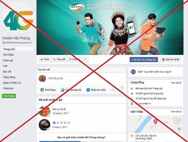 VIETTEL gỡ bỏ 186 trang mạo danh trên Facebook để bảo vệ khách hàng viettel go bo 186 trang mao danh tren facebook de bao ve khach hang