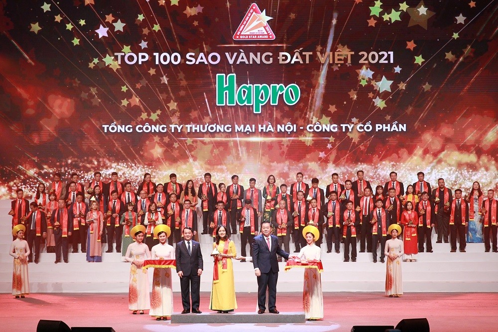 Hapro vinh dự lần thứ 8 liên tiếp đạt giải thưởng Sao Vàng Đất Việt 2021. Hapro vinh dự lần thứ 8 liên tiếp đạt giải thưởng Sao Vàng Đất Việt 2021.
