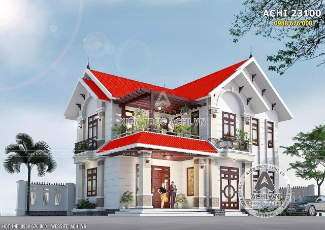 Top những mẫu biệt thự nhà vườn 2 tầng mái Thái được săn đón nhất hiện nay 1001 mau biet thu nha vuon 2 tang mai thai duoc san don nhat hien nay