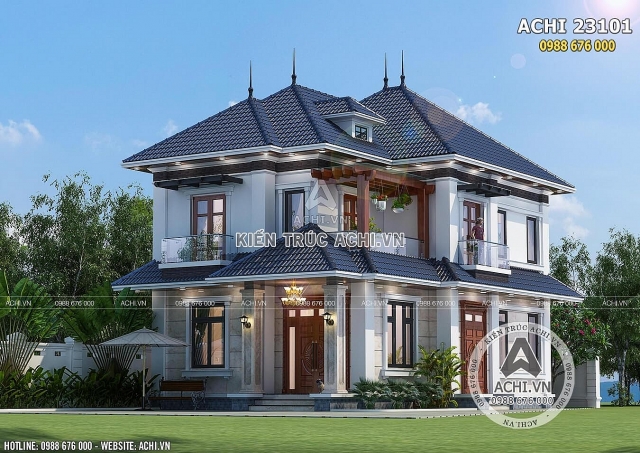 Top những mẫu biệt thự nhà vườn 2 tầng mái Thái được săn đón nhất hiện nay 1001 mau biet thu nha vuon 2 tang mai thai duoc san don nhat hien nay