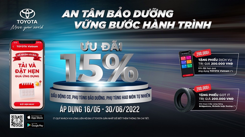 Toyota Việt Nam ưu đãi nhiều dịch vụ sửa chữa, bảo dưỡng chính hãng Toyota Việt Nam ưu đãi nhiều dịch vụ sửa chữa, bảo dưỡng chính hãng
