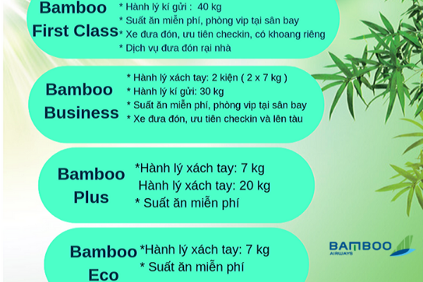 Săn vé máy bay giá rẻ với Bamboo Airways san ve may bay gia re bamboo airways