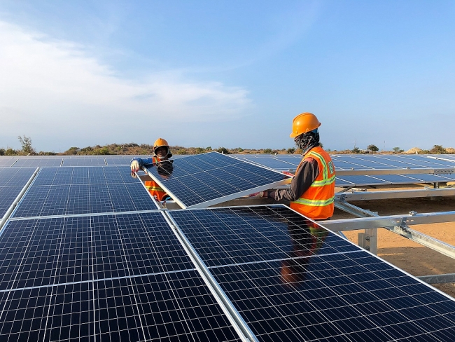 Nhà máy điện mặt trời Phước Ninh có công suất 45MW với tổng vốn đầu tư trên 1.000 tỷ đồng, mỗi năm sẽ cung cấp cho lưới điện quốc gia khoảng 75 triệu kWh/năm. 5355 anh 5