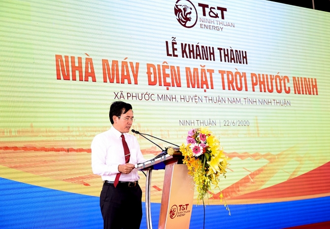 Khánh thành Nhà máy điện mặt trời Phước Ninh: Góp phần đưa Ninh Thuận trở thành trung tâm NLTT của cả nước Khánh thành Nhà máy điện mặt trời Phước Ninh: Đưa Ninh Thuận trở thành trung tâm NLTT của cả nước