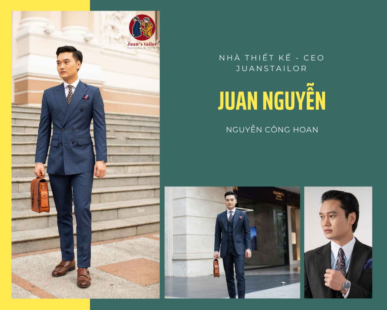 NTK Nguyễn Công Hoan chia sẻ những yếu tố khác biệt tại Juan's Tailor so với may đo truyền thống NTK Nguyễn Công Hoan chia sẻ những yếu tố khác biệt tại Juan's Tailor so với may đo truyền thống