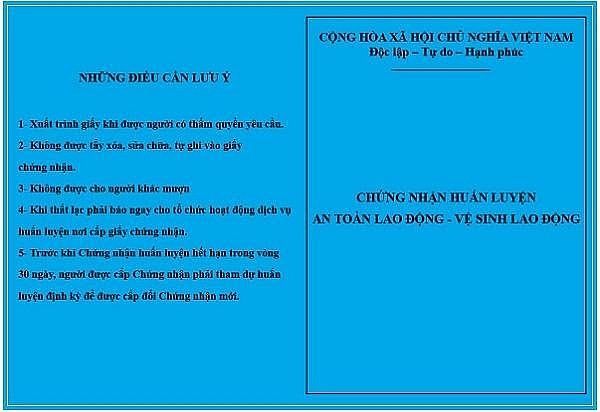Địa chỉ cấp chứng chỉ an toàn uy tín chuyên nghiệp 0929 31