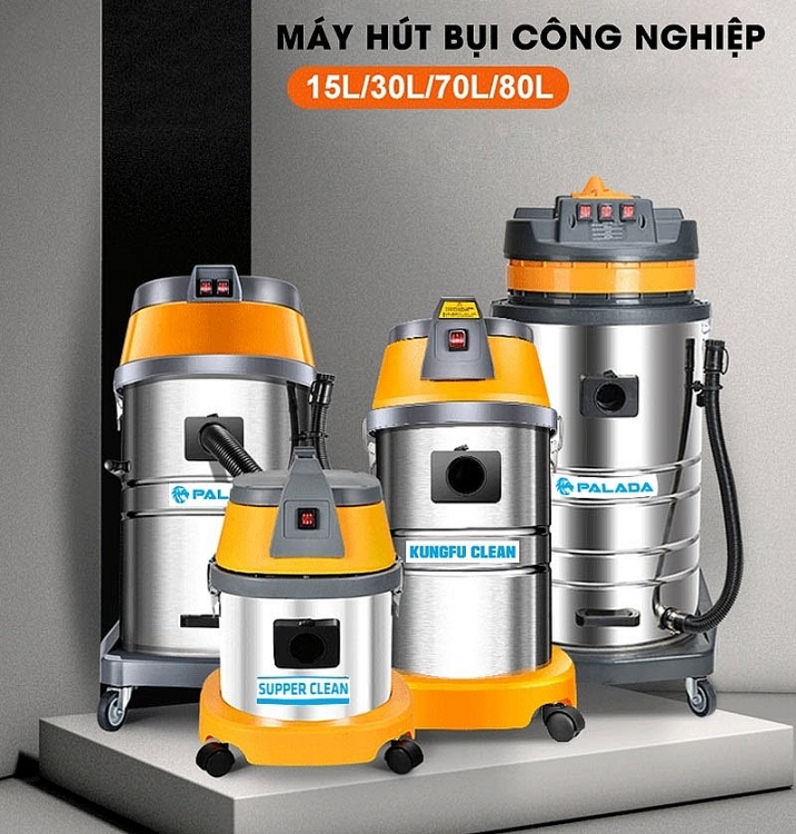 Một số mẫu máy hút bụi công nghiệp đang được bày bán trên thị trường 3255 mhb1