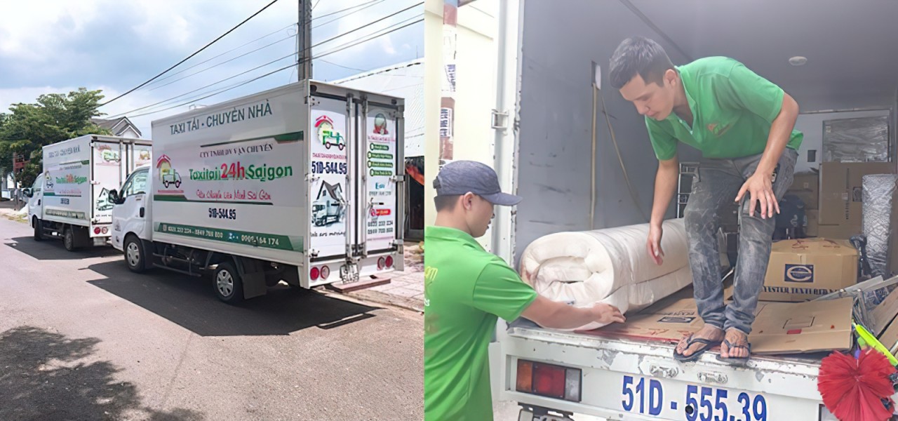 Xe Tải Chở Hàng 24H - Chuyển nhà trọn gói giá rẻ TP. HCM