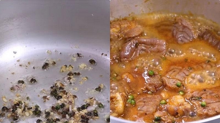 Thơm lừng với bò kho tiêu đượm vị ấm nồng ngày đầu đông