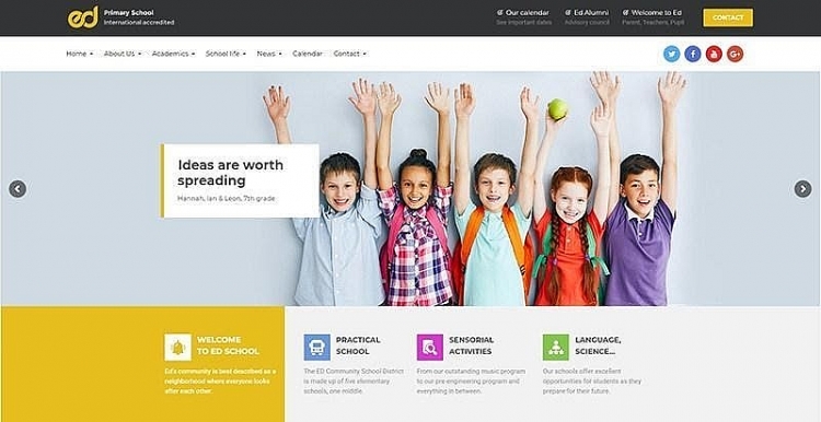 Thiết kế website trường học chuyên nghiệp, nổi bật tại Bizfly Website Thiết kế website trường học chuyên nghiệp, nổi bật tại Bizfly Website