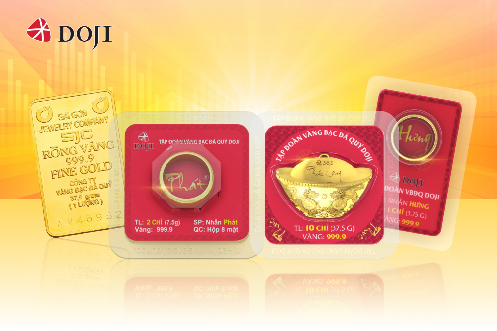 Các sản phẩm khách hàng có thể giao dịch qua hình thức mua bán vàng trực tuyến eGold của DOJI. Các sản phẩm khách hàng có thể giao dịch qua hình thức mua bán vàng trực tuyến eGold của DOJI.