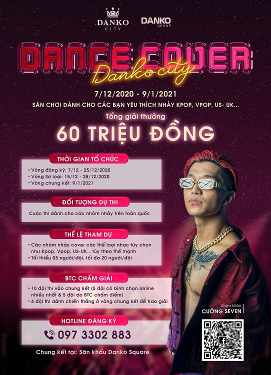 Thỏa sức thể hiện đam mê với cuộc thi nhảy Dance Cover Danko City Thỏa sức thể hiện đam mê với cuộc thi nhảy Dance Cover Danko City
