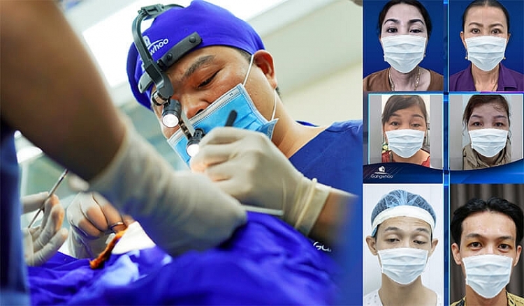 Bác sĩ Phùng Mạnh Cường đang trực tiếp khắc phục mắt hỏng cho khách hàng Bác sĩ Phùng Mạnh Cường đang trực tiếp khắc phục mắt hỏng cho khách hàng
