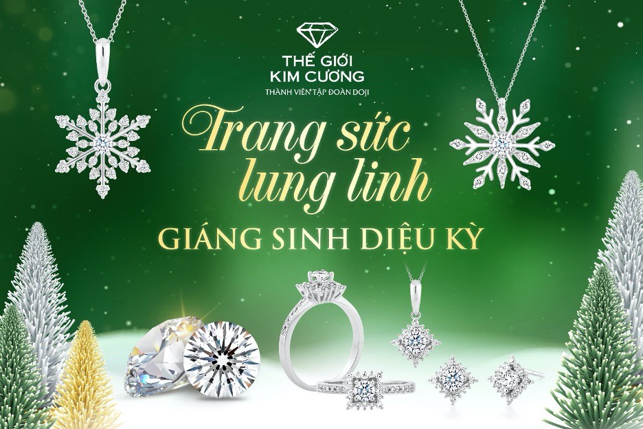 Thế Giới Kim Cương ưu đãi khủng dịp Noel và chào Năm mới 2022 Thế Giới Kim Cương ưu đãi khủng dịp Noel và chào Năm mới 2022