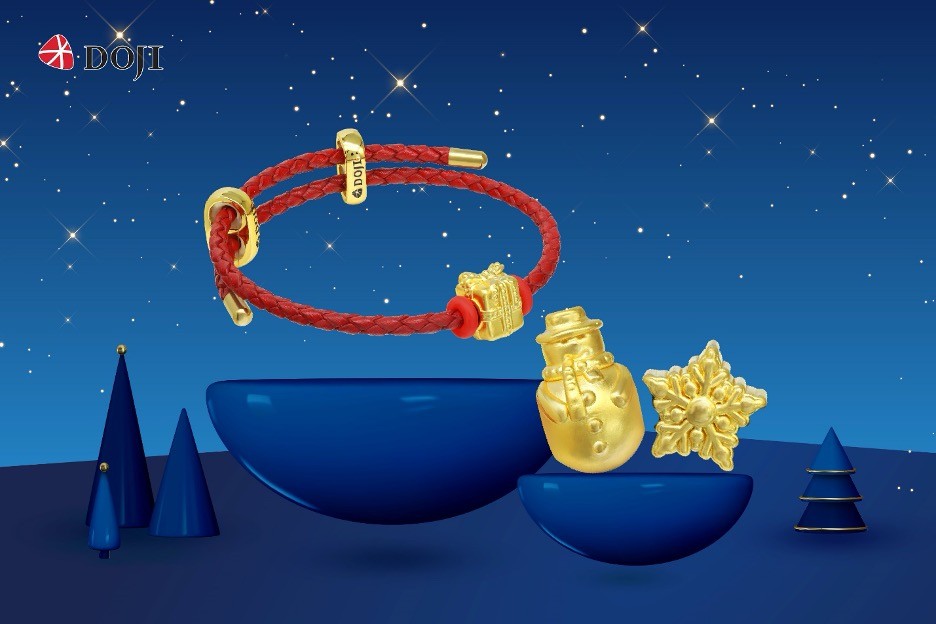 Charm vàng 24K DOJI hút khách mùa lễ hội Charm vàng 24K DOJI hút khách mùa lễ hội