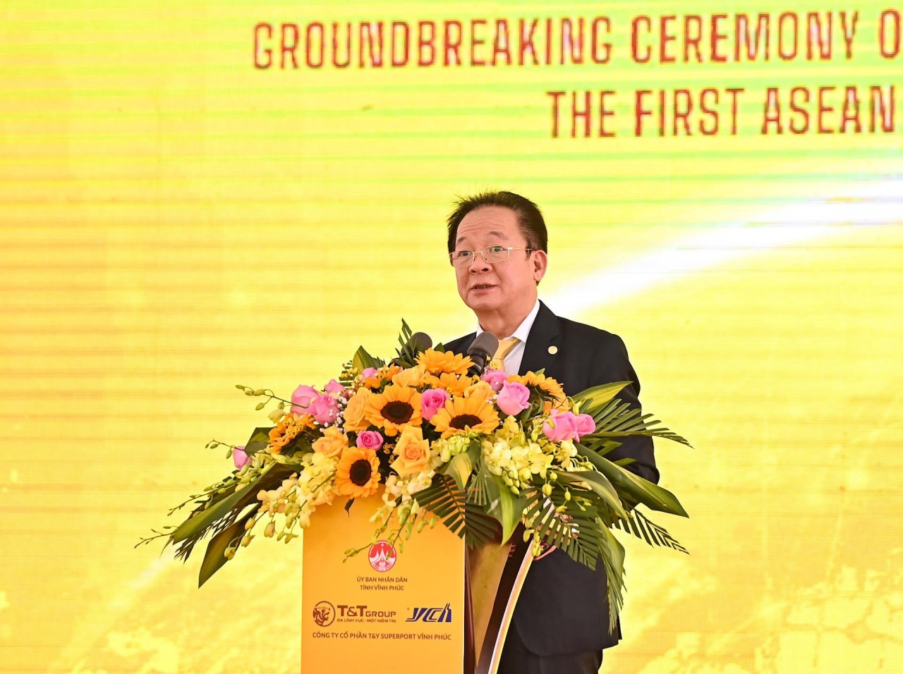 : Ông Đỗ Quang Hiển, Chủ tịch HĐQT kiêm Tổng Giám đốc Tập đoàn T&T Group phát biểu tại sự kiện. : Ông Đỗ Quang Hiển, Chủ tịch HĐQT kiêm Tổng Giám đốc Tập đoàn T&T Group phát biểu tại sự kiện.