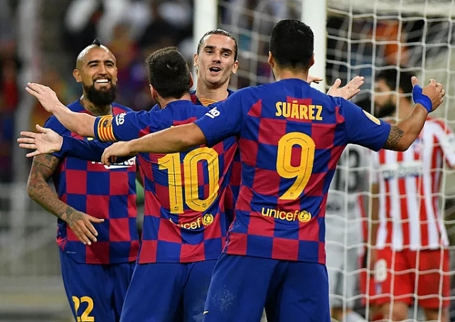 Mất 2 bàn thắng vì VAR, Barcelona lỡ hẹn với Real Madrid tại Siêu cúp Tây Ban Nha mat 2 ban thang vi var barcelona lo hen voi real madrid tai sieu cup tay ban nha