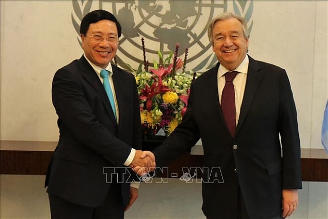 Tổng Thư ký LHQ: Việt Nam đóng góp quan trọng vào hòa bình, ổn định trong khu vực tong thu ky lhq viet nam dong gop quan trong vao hoa binh on dinh trong khu vuc