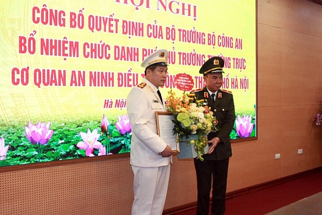 bo cong an ngan hang nha nuoc co nhan su lanh dao moi