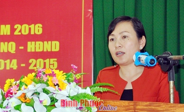 Chân dung bà Huỳnh Thị Hằng - tân Phó Bí thư Thường trực Tỉnh uỷ Bình Phước chan dung ba huynh thi hang tan pho bi thu thuong truc tinh uy binh phuoc