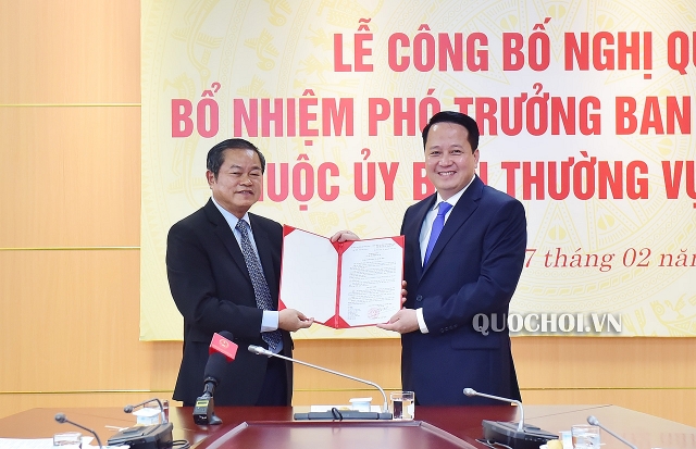 Nhân sự mới Uỷ ban Thường vụ Quốc hội, Ban Tổ chức Trung ương nhan su moi uy ban thuong vu quoc hoi ban to chuc trung uong