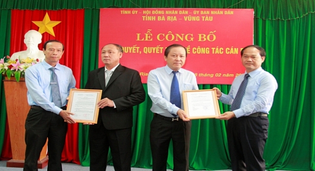 Nhân sự, lãnh đạo mới tại TP.HCM, Bà Rịa - Vũng Tàu, Quảng Ninh nhan su lanh dao moi tai tphcm ba ria vung tau quang ninh