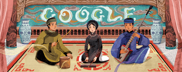 Google lần đầu tiên tôn vinh nghệ thuật ca trù Việt Nam trên trang chủ google lan dau tien ton vinh nghe thuat ca tru tren trang chu