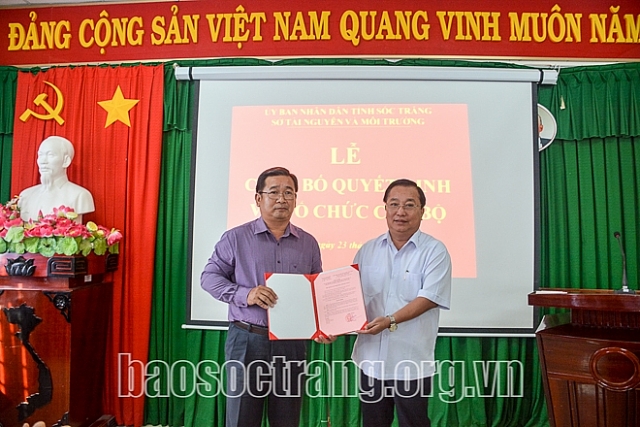 Tin bổ nhiệm nhân sự mới tại Sóc Trăng, Ninh Thuận tin bo nhiem nhan su moi tai soc trang ninh thuan